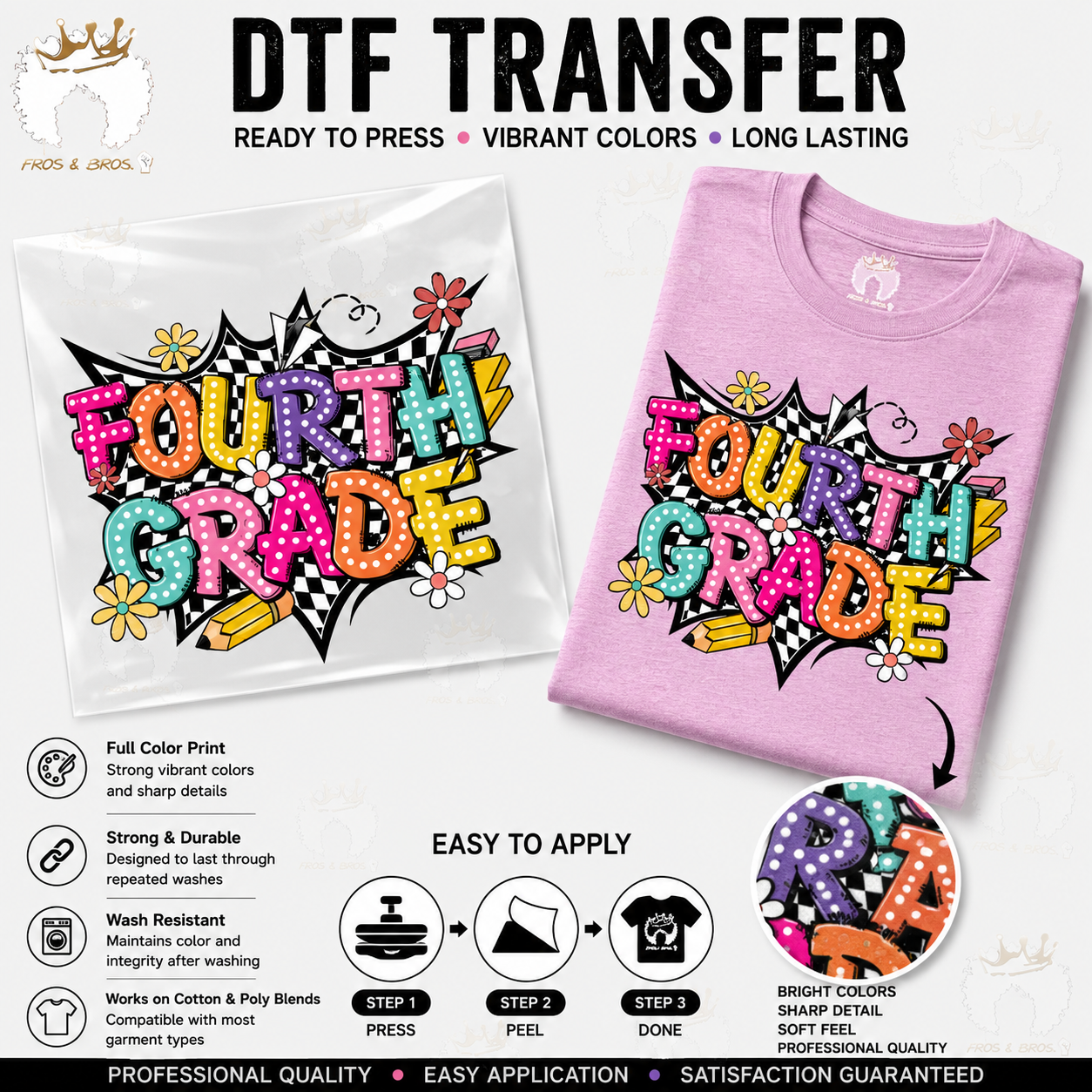 Color Pop Color Pop Grade Level- DTF Transfer