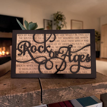 Layered Hymn Wall Art