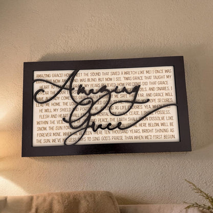 Layered Hymn Wall Art