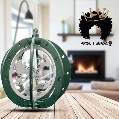 3D Layered Holiday Ornament Collection