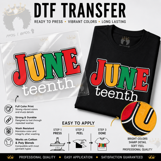 Juneteenth DTF Transfer
