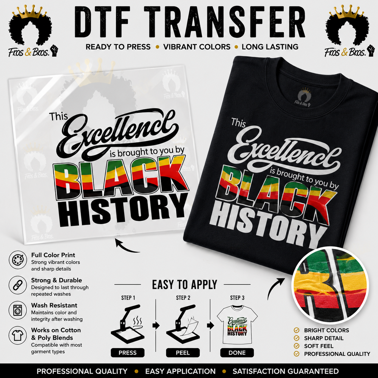 Black Excellence- DTF Transfer